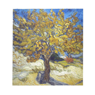 Van Gogh Mulberry Tree Masterpiece Art Notizblock