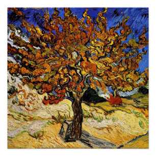 Van Gogh - Mulberry Tree, Poster