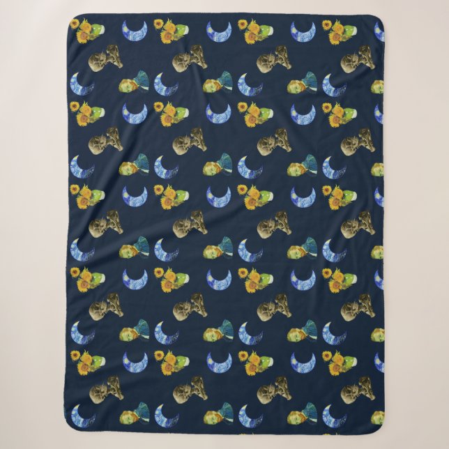 Van Gogh-Muster Sherpadecke (Vorderseite)
