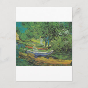 Van Gogh Nature Boat Lake Destiny Postkarte