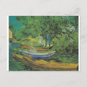 Van Gogh Nature Boat Lake Destiny Postkarte