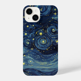 Van Gogh Night Sky Inspired Artwork iPhone 14 Hülle