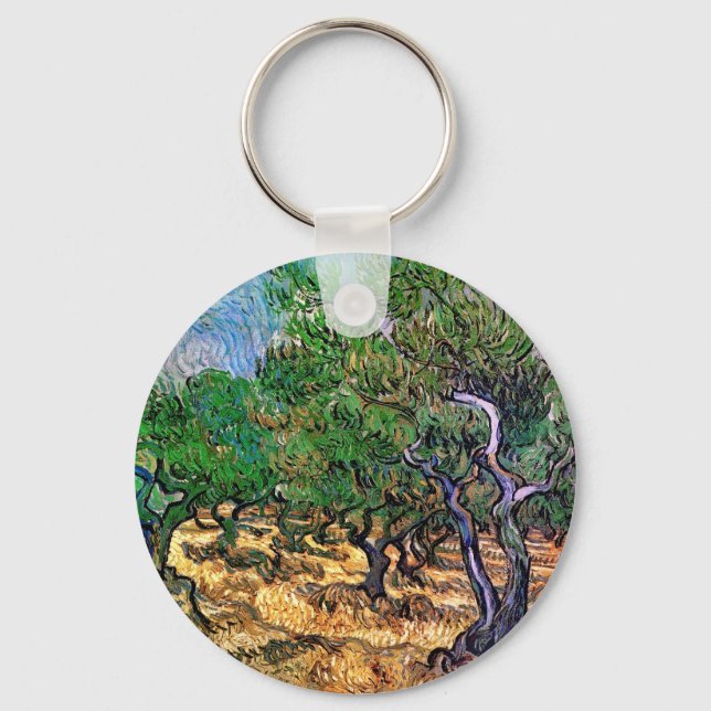 Van Gogh - Olive Grove Schlüsselanhänger (Vorderseite)