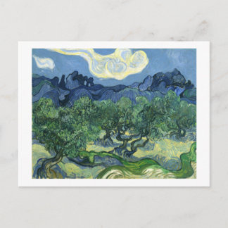 Van Gogh | Olivenbäume | Adressänderung Ankündigungspostkarte