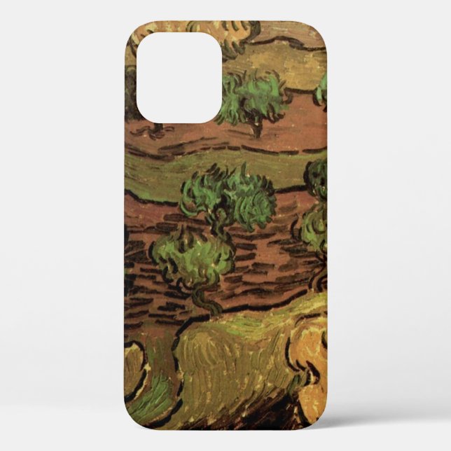 Van Gogh Olivenbäume gegen eine Steigung eines Hüg Case-Mate iPhone Hülle (Rückseite)