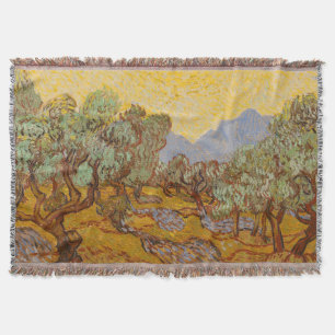 Van Gogh Olivenbäume Gelbe Sonne Himmel Decke