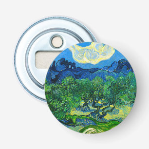 Van Gogh Olivenbäume in einer Bergwelt Flaschenöffner