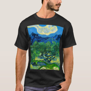 Van Gogh Olivenbäume in einer Bergwelt T-Shirt
