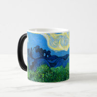 Van Gogh Olivenbäume in einer Bergwelt
