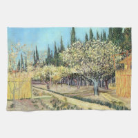 Van Gogh Orchard in Blossom, grenzt an die Zypress