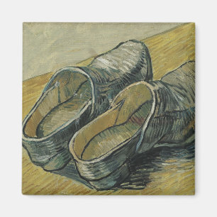 Van Gogh Paar Lederschuhe (F607) Fine Art Magnet