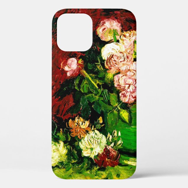 Van Gogh Peonies und Rose Case-Mate iPhone Hülle (Rückseite)
