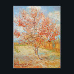 Van Gogh Pink Peach Tree in Blossom Postkarte<br><div class="desc">Van Gogh Pink Peach Tree in Blossom Postkarte. Ölmalerei auf Leinwand aus dem Jahr 1888. Teil der Serie Blühende Obstbäume, die von den blühenden Obstbäumen von Arles France inspiriert wurde, ist Pfirsichbaum in Blossom eines der beliebtesten Landschaftsgemälde von van Gogh. Van Gogh liebte im Frühjahr blühende Obstbäume, die für den...</div>