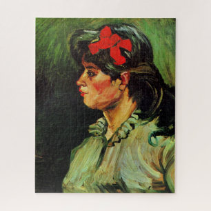 Van Gogh - Portrait der Frau mit dem roten Band