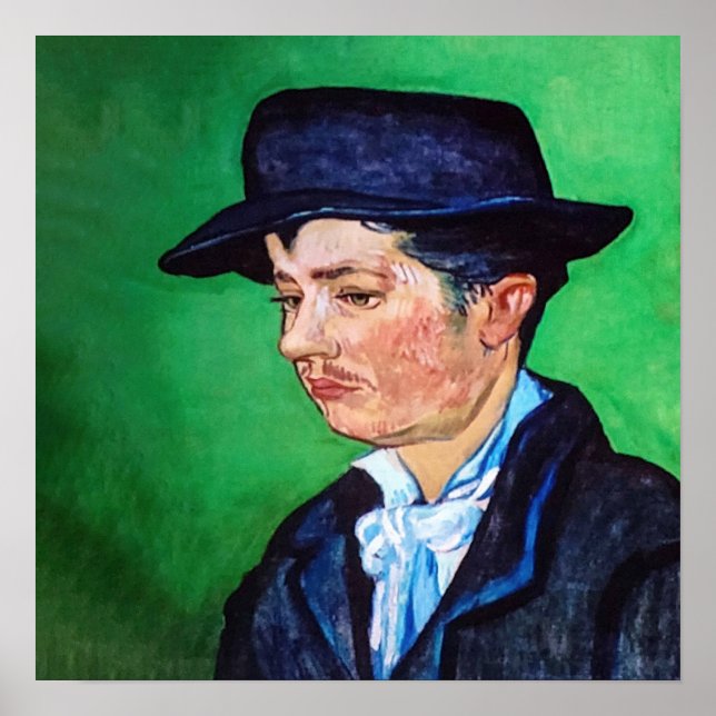 Van Gogh Portrait von Armand Rouin Poster (Vorne)