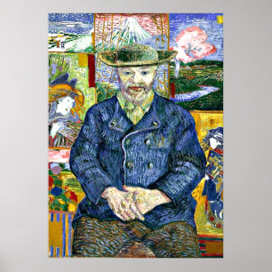 Van Gogh - Portrait von Pere Tanguy, Fine Art Poster