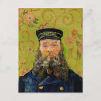 Van Gogh Postman. Portrait Impressionismus Art