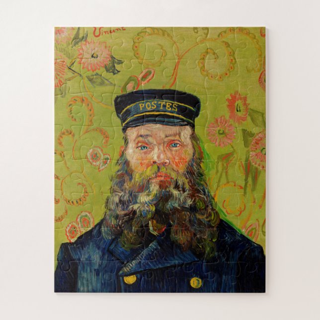 Van Gogh Postman Portrait Malerei Alte Antike Kuns (Vertikal)