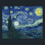 Van Gogh Print Starry Night AUTHENTIC ORIGINAL Poster<br><div class="desc">Van Gogh Print Starry Night Das Bild, das auf diesem Druck verwendet wird, ist mit einer Auflösung von 300 DPI von hoher Qualität. Das bedeutet, selbst wenn Sie den größten verfügbaren Druck wählen, wird es Ihnen trotzdem kristallklare Details liefern. Dieses Bild stammt aus dem internationalen Scala-Archiv und dem Museum of...</div>