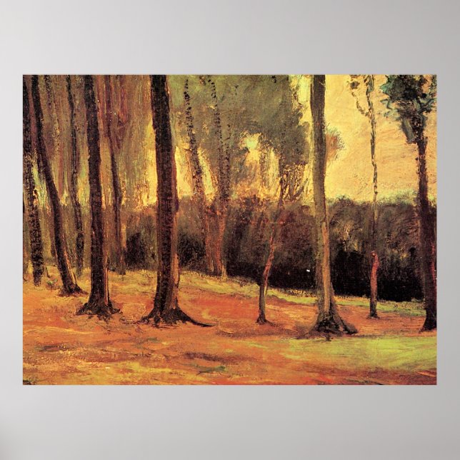 Van Gogh - Rand eines Waldes, Poster (Vorne)