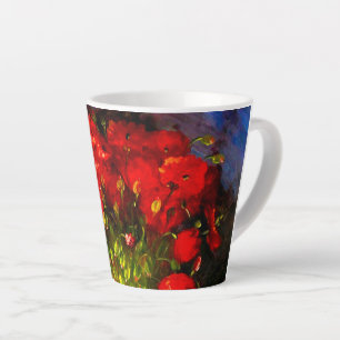 Van Gogh Red Poppies Milchtasse