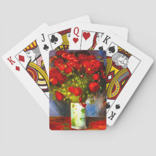 Van Gogh Red Poppies Spielkarten
