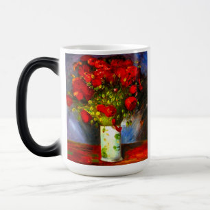 Van Gogh Red Poppies Verwandlungstasse