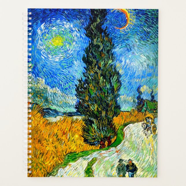 Van Gogh Road avec Cypress et Star (Devant)