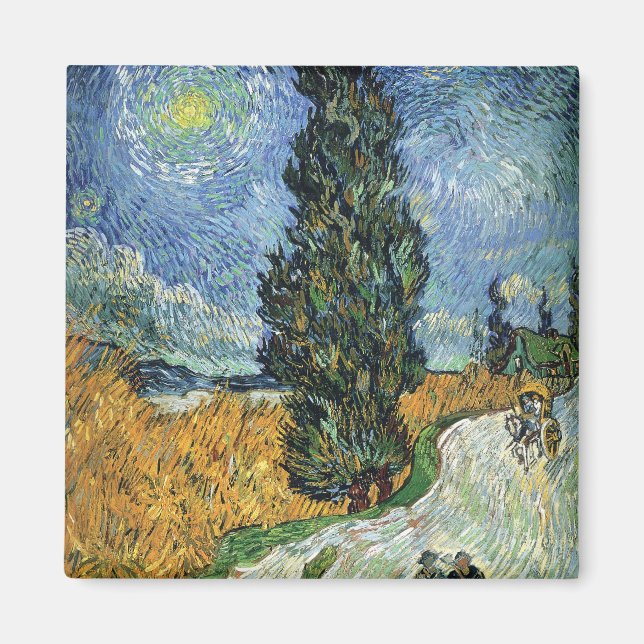 Van Gogh Road mit Cypressionismus Magnet (Vorne)