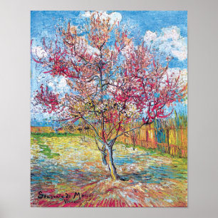 Van Gogh - Rosa Pfirsichbäume Poster