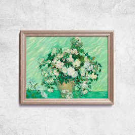 Van Gogh Rose Alte Kunst Berühmte Mauer Poster