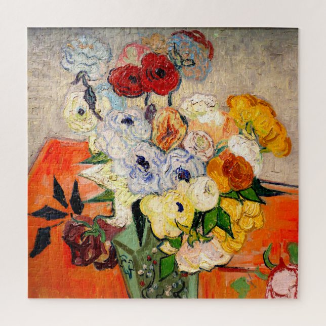 Van Gogh Rose und Anemones (Vertikal)