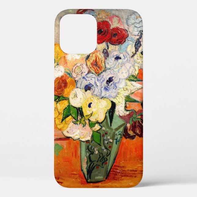 Van Gogh Rose und Anemones Case-Mate iPhone Hülle (Rückseite)