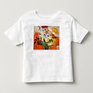 Van Gogh Rose und Anemones Kleinkind T-shirt