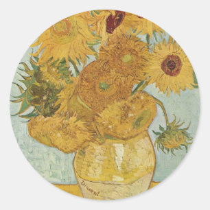 Van Gogh Runder Aufkleber