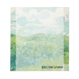 van Gogh’s Green Wheat Fields Personalized Notizblock