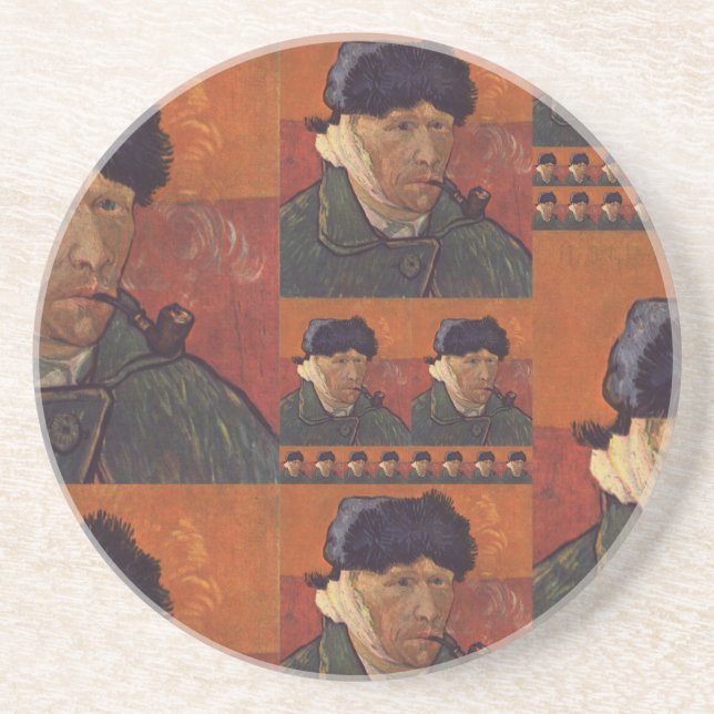 van Gogh Sandstein Untersetzer (Vorne)
