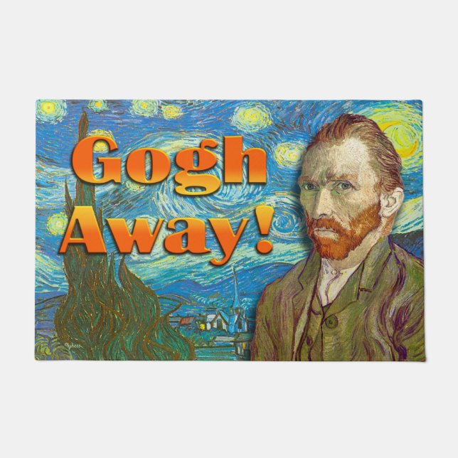 Van Gogh Sarcastic Door Mat Fußmatte (Vorderseite)