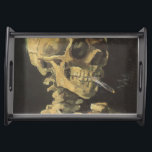 VAN GOGH - Schädel mit Zigarette 1885 Serviertablett<br><div class="desc">VAN GOGH - Schädel mit Zigarette 1885
Öl auf Leinwand; Wiedergabe</div>