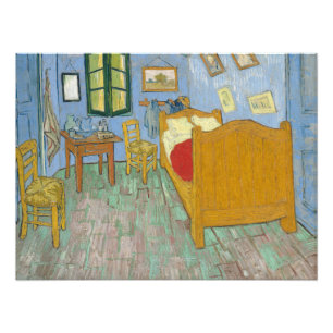 Van Gogh Schlafzimmer in Arles - Klassisches Gelb  Fotodruck
