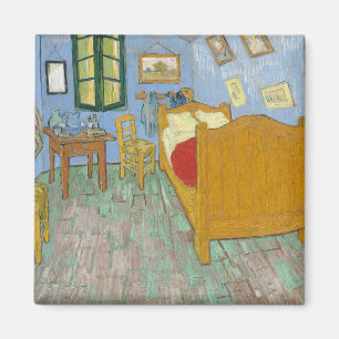 Van Gogh Schlafzimmer in Arles - Klassisches Gelb  Magnet