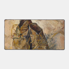 Van Gogh Schuhe Malerei Schreibtischunterlage