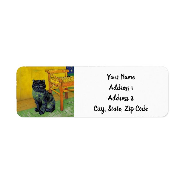 Van Gogh Schwarze Katze (Vorne)
