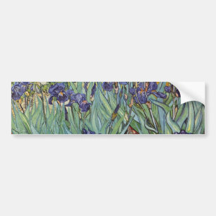 Van Gogh Schwertlilien Impressionistisches Gemälde Autoaufkleber