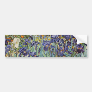 Van Gogh Schwertlilien Impressionistisches Gemälde Autoaufkleber