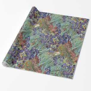 Van Gogh Schwertlilien Impressionistisches Gemälde Geschenkpapier