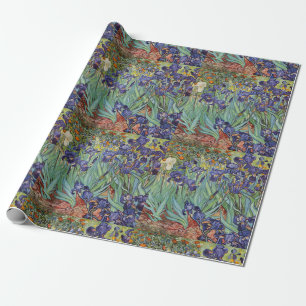 Van Gogh Schwertlilien Impressionistisches Gemälde Geschenkpapier