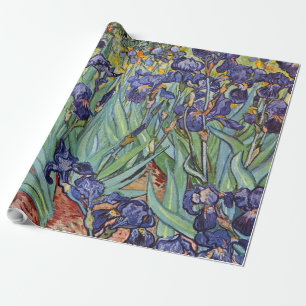 Van Gogh Schwertlilien Impressionistisches Gemälde Geschenkpapier