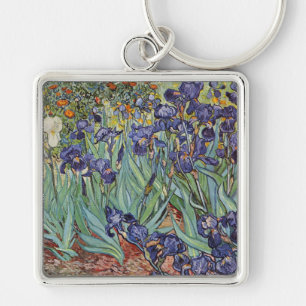 Van Gogh Schwertlilien Impressionistisches Gemälde Schlüsselanhänger