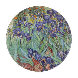 Van Gogh Schwertlilien Impressionistisches Gemälde Schneidebrett